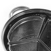 Stainless Steel 4-Quart Dutch Oven with 3-Section Dividers and Lid